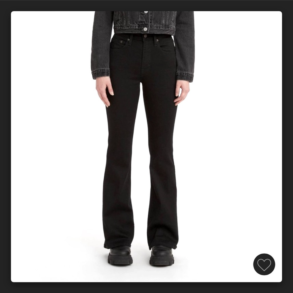 Levi’s 726 High Rise Flare in Black